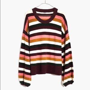 Madewell || Payton Coziest Yarn Striped Pullover